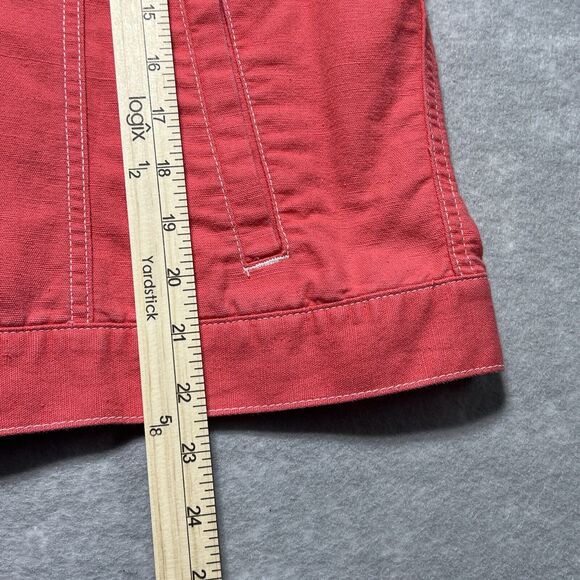 Eddie Bauer Coral Lightweight Button Down Jacket  Linen Blended Size:  X-Large - Picture 9 of 12